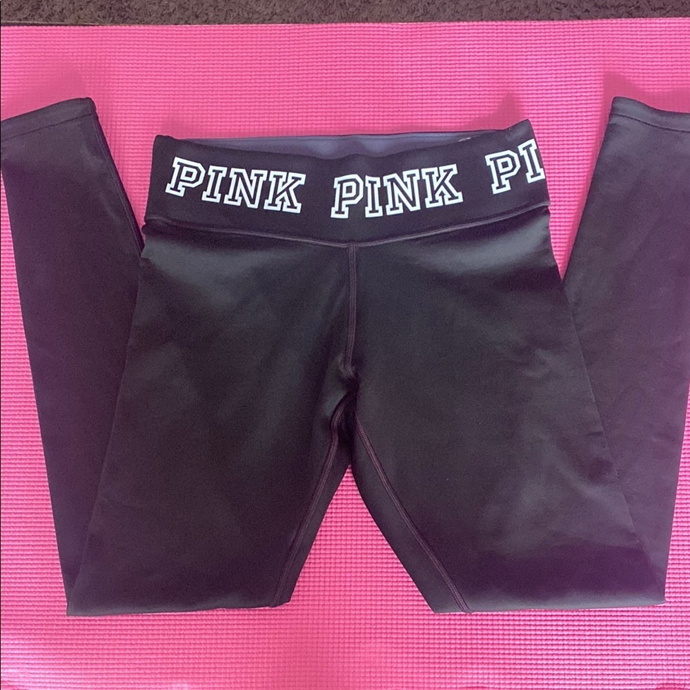 PINK Victoria's Secret Black Leggings